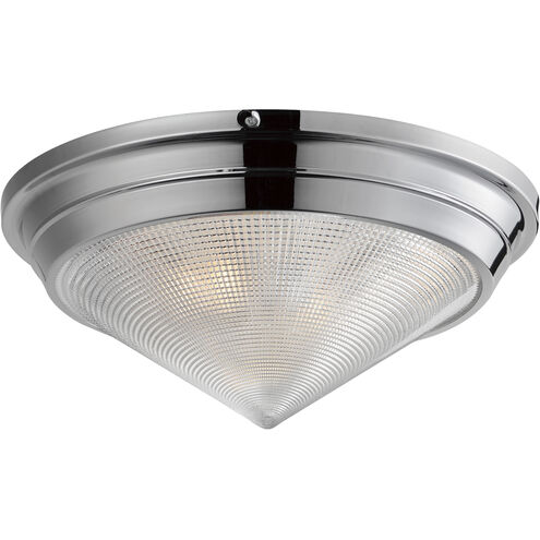 Hargreaves 3 Light 16.5 inch Polished Nickel Flush Mount Ceiling Light