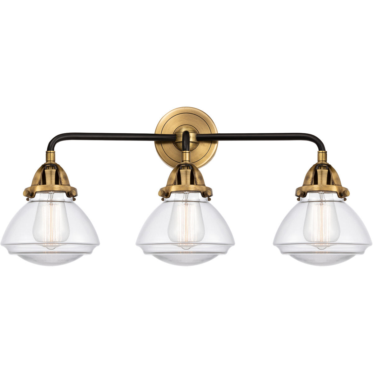 Antique brass vanity light shop