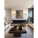 Jisele 2 Light 20 inch Matte Black Wall Sconce Wall Light