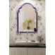 Sultan 36 X 24 inch Glossy Royal Purple Wall Mirror