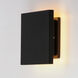 Alumilux Tau LED 6 inch Black Outdoor Wall Sconce