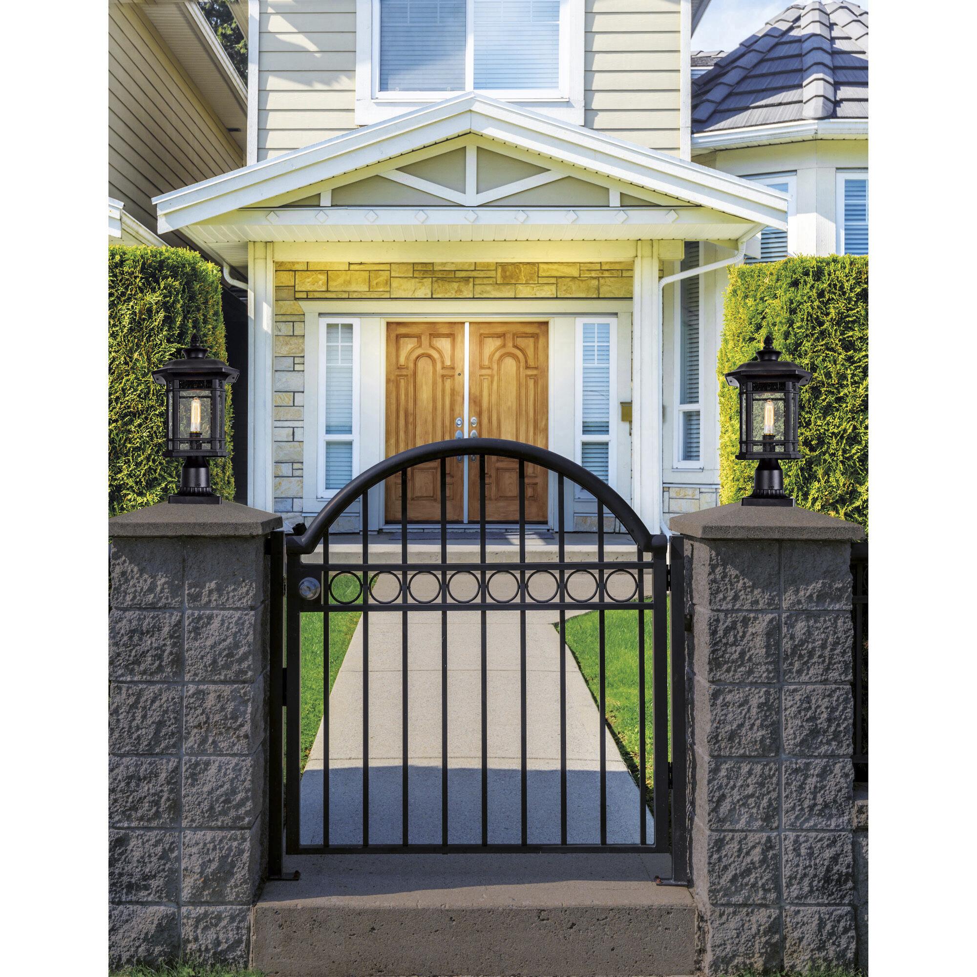 Blackburn 1 Light 18 inch Black Outdoor Lantern Head