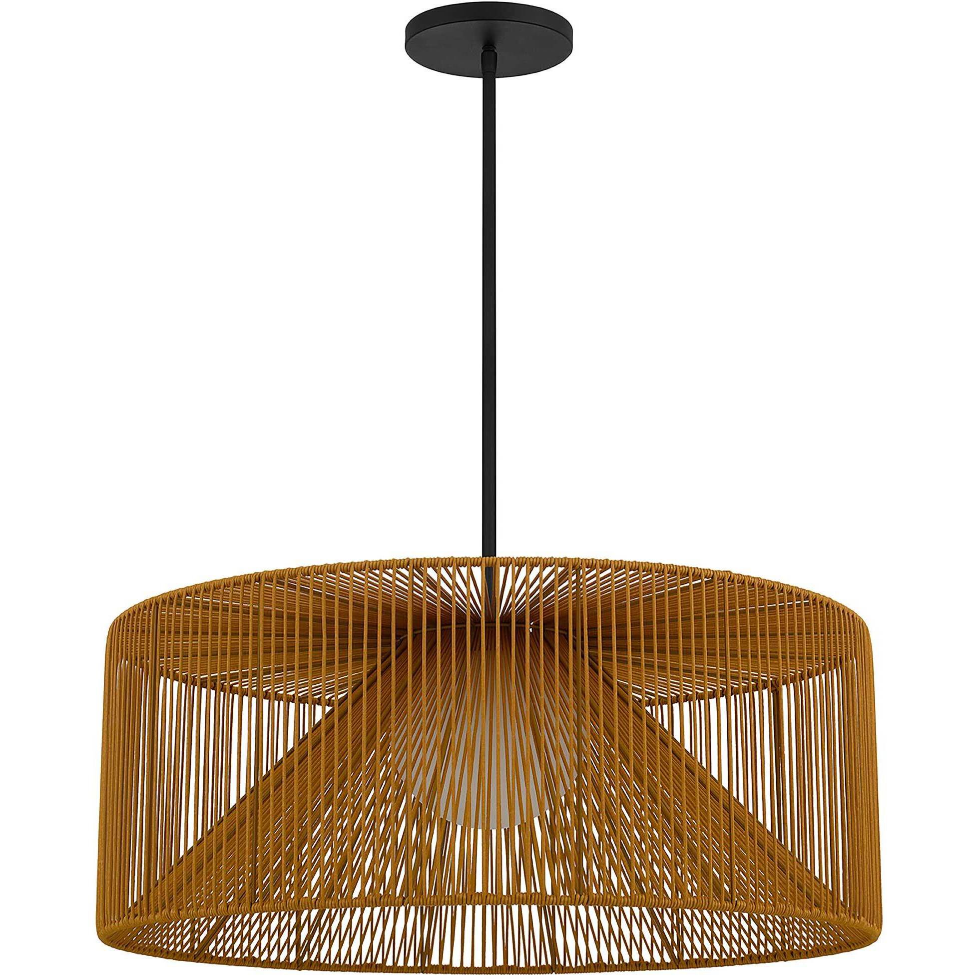 Key West LED 30 inch Sand Black Outdoor Pendant