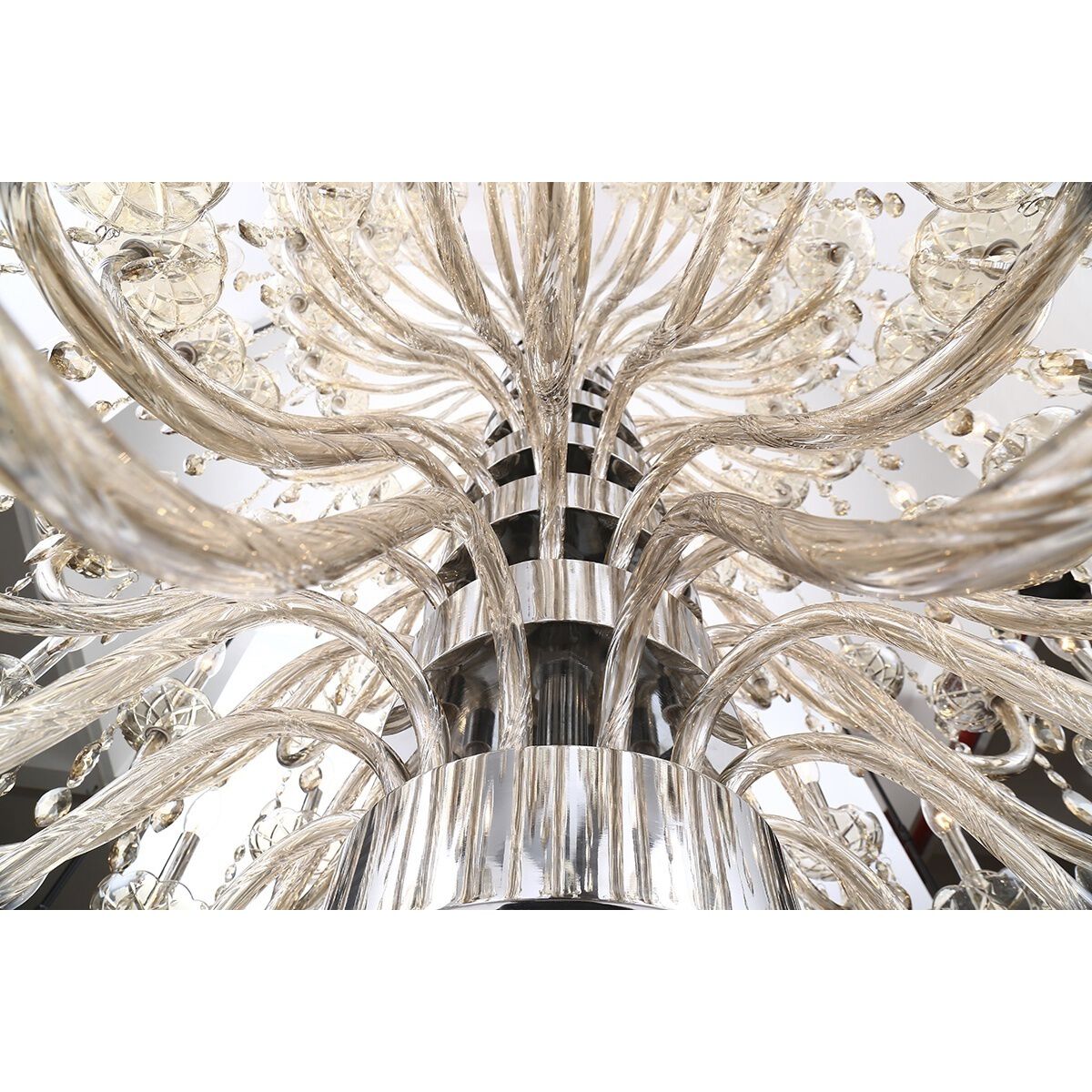 Ferrero 108 Light 42 inch Chrome Chandelier Ceiling Light