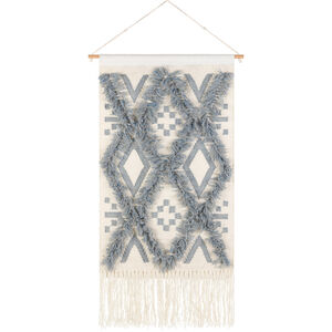 Helena Denim/Ivory Wall Hanging