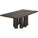 Severity 84 X 44 inch Dark Walnut & Ebony Dining Table