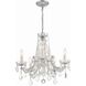Maria Theresa 5 Light 20 inch Polished Chrome Chandelier Ceiling Light in Clear Spectra