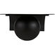 Rosario 72 X 32 inch Matte Black Coffee Table