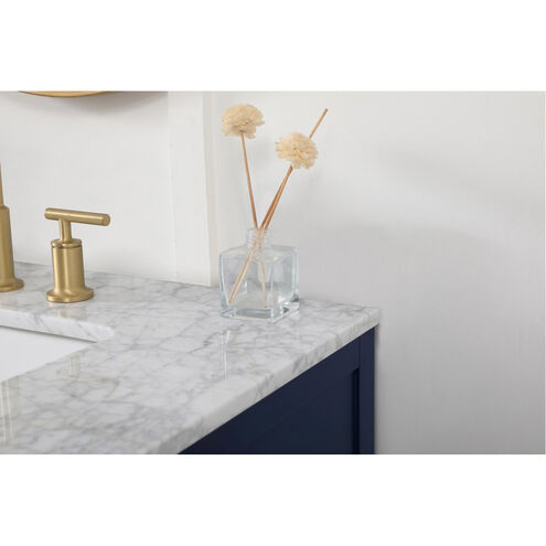 Franklin 72 X 22 X 35 inch Blue Bathroom Vanity Cabinet