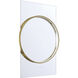 Trails 46 X 30 inch Gold LED Mirror