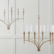 Abbie 6 Light 31 inch Aged Brass Chandelier Ceiling Light