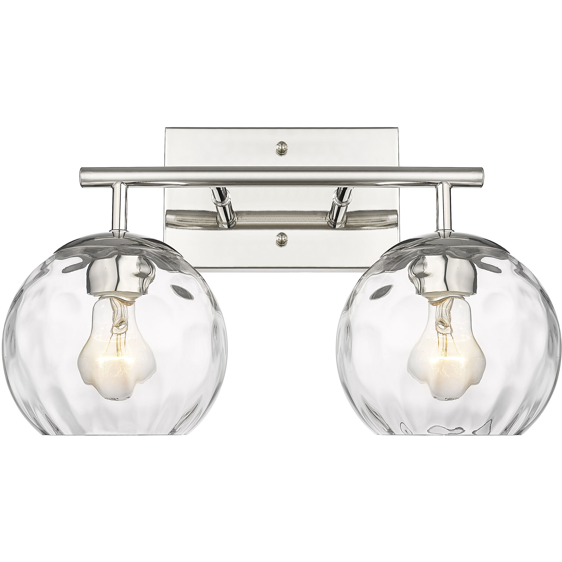 Mackenzie 2 Light 16 inch Polished Nickel Vanity Light Wall Light