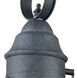 Seward 1 Light 15 inch Aged Zinc Outdoor Sconce