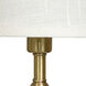 Bryson 12 inch 60.00 watt Black and Satin Brass Mini Accent Lamp Portable Light