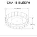 Camila LED 16 inch Matte Black Flush Mount Ceiling Light