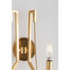 Zariah 2 Light 13 inch Aged Brass Wall Sconce Wall Light