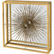 Starlight Antique Brushed Brass Mirrored Wall Decor