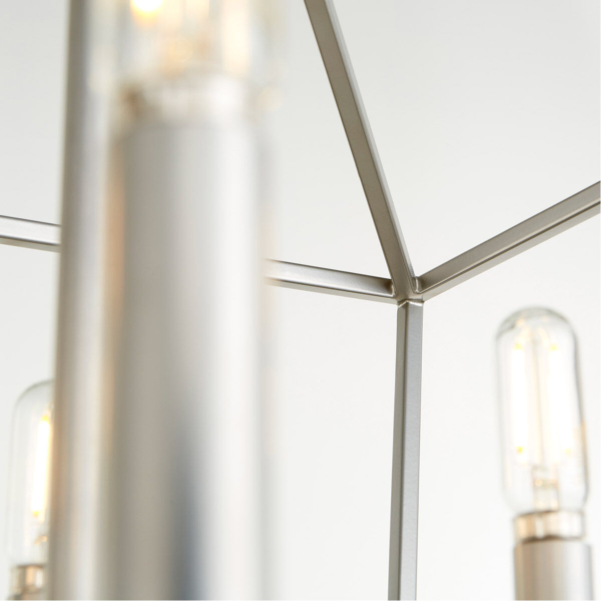 Gabriel 6 Light 24 inch Classic Nickel Nook Ceiling Light, Quorum Home