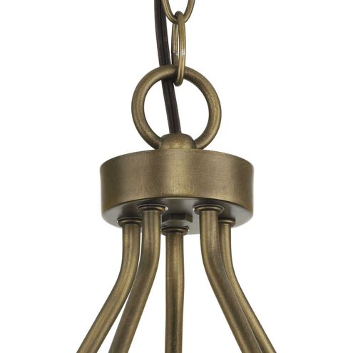 Breckenridge 5 Light 26 inch Aged Bronze Chandelier Ceiling Light, Design Series