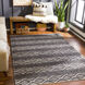 Santa Barbara 108 X 72 inch Black Rug in 6 X 9, Rectangle