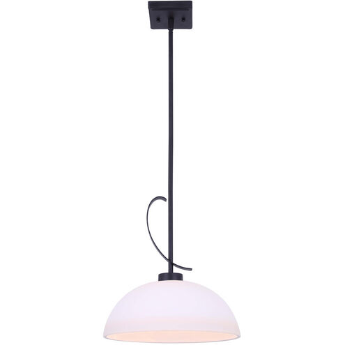 Mack 1 Light 13 inch Black Pendant Lighting Ceiling Light