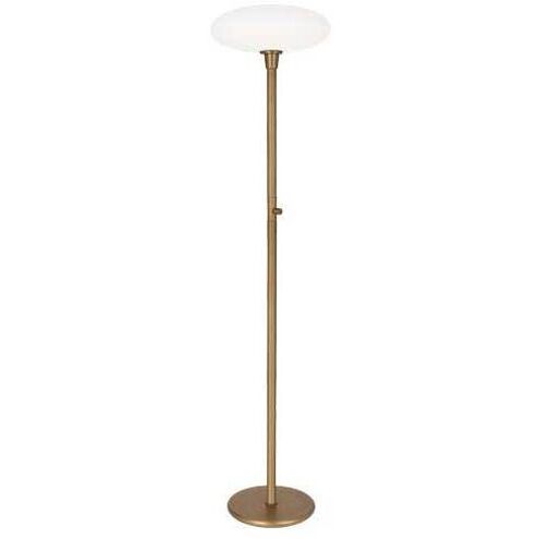 Rico Espinet Ovo 66 inch 150.00 watt Aged Brass Torchiere Portable Light