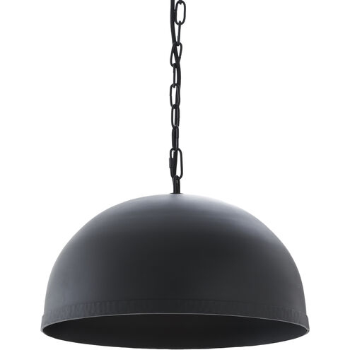 Kochi 1 Light 15.25 inch Matte Black Chandelier Ceiling Light
