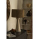 Palma 30 inch 15.00 watt Patina Brass/Ceramic Graphic White Table Lamp Portable Light