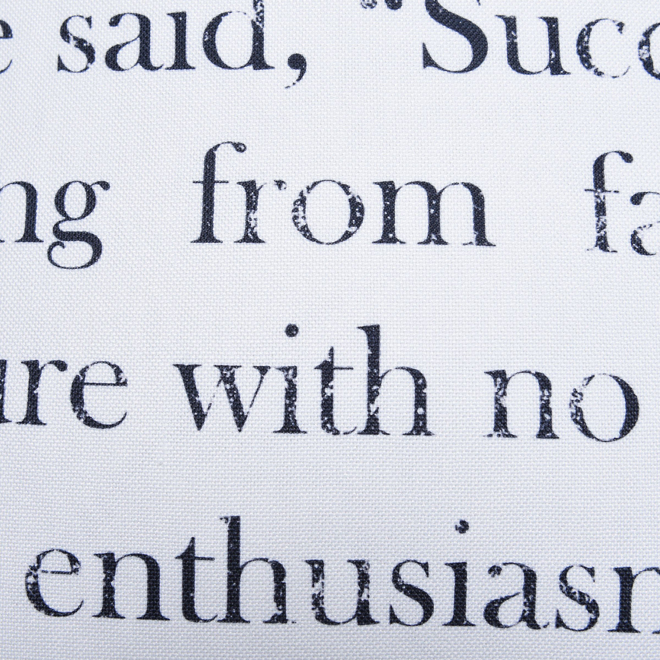 Dann Foley 24 inch White Throw Pillow