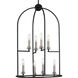 Seneca 8 Light 19.63 inch Matte Black Foyer Pendant Ceiling Light