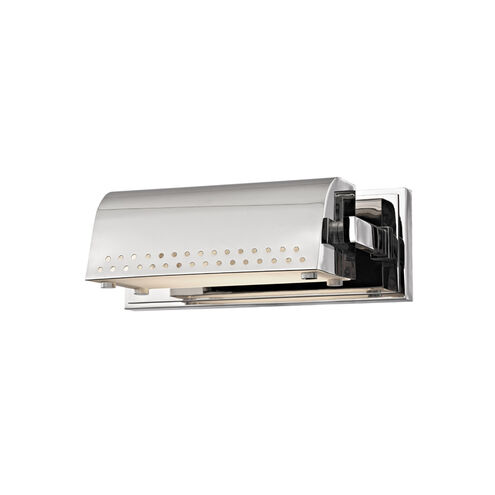 Garfield 4.5 watt 9.75 inch Polished Nickel Picture Light Wall Light, Small