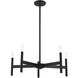 Copenhagen 5 Light 25 inch Black Chandelier Ceiling Light
