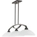 Somerset 3 Light 50 inch English Bronze Linear Chandelier Ceiling Light