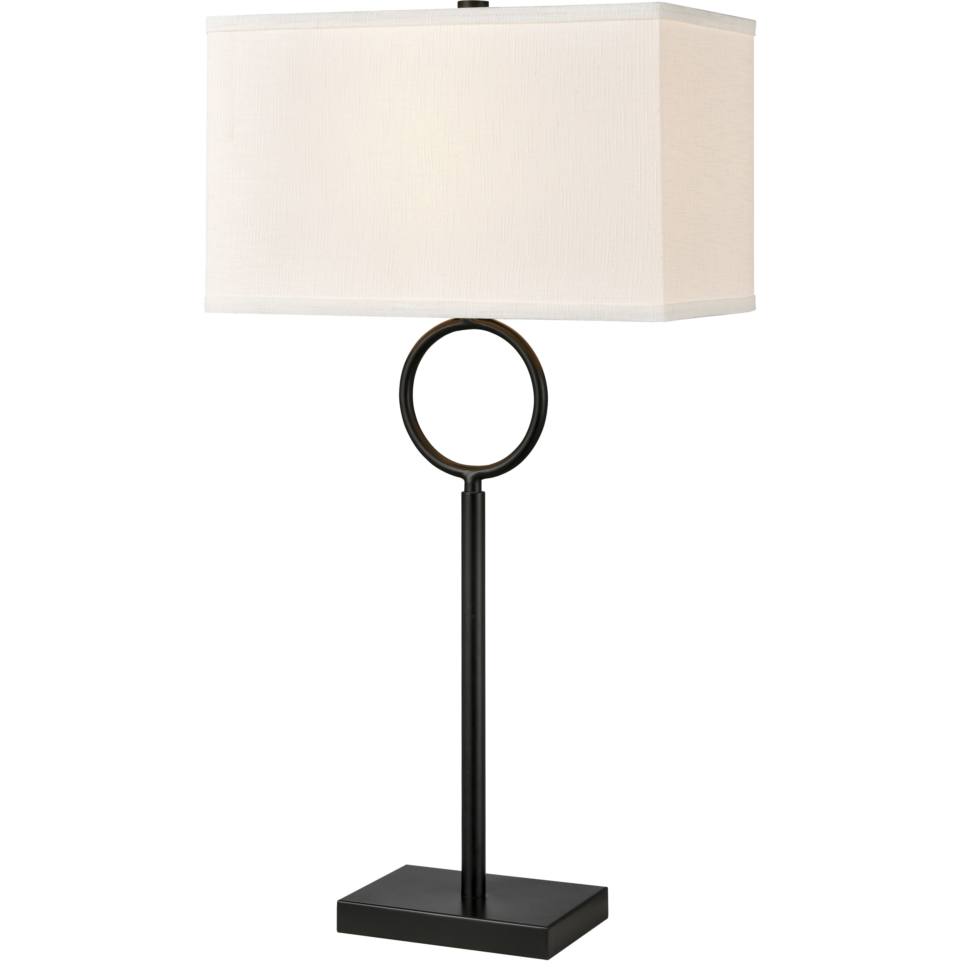 Staffa 29 inch 100 watt Matte Black Buffet Lamp Portable Light