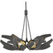Corona 6 Light 26.9 inch Black Pendant Ceiling Light