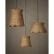 Annabelle 1 Light 20.75 inch Mole Black Pendant Ceiling Light, Medium, Suzanne Duin Collection