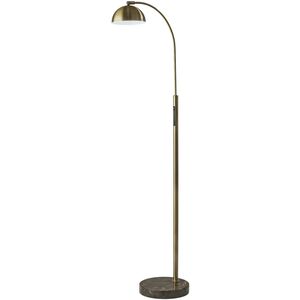Bolton 58 inch 9.00 watt Antique Brass Floor Lamp Portable Light