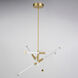 Avalon LED 27 inch Muted Brass Pendant Ceiling Light