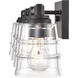 Pulsate 4 Light 30.25 inch Matte Black Vanity Light Wall Light