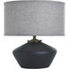 Gwendolyn 18 inch 100 watt Black Table Lamp Portable Light