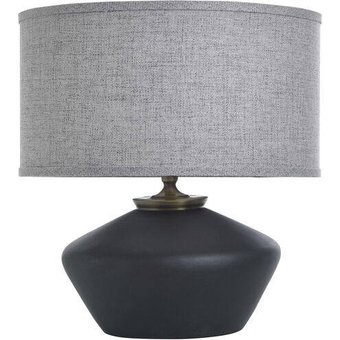 Gwendolyn 18 inch 100 watt Black Table Lamp Portable Light