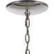 Geosphere 9 Light 46 inch Polished Nickel and Parisian Gold Leaf Chandelier Ceiling Light