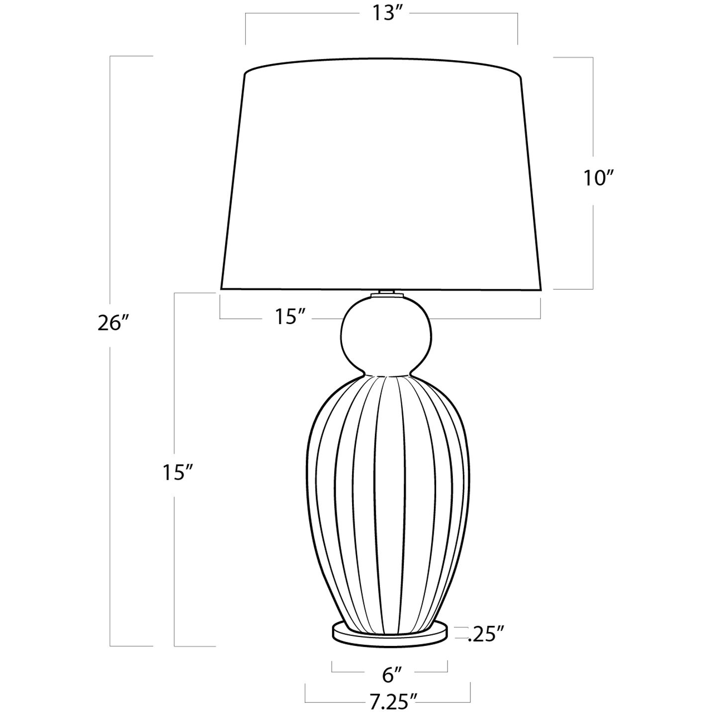 Tiera 26 inch 150.00 watt Ivory Table Lamp Portable Light