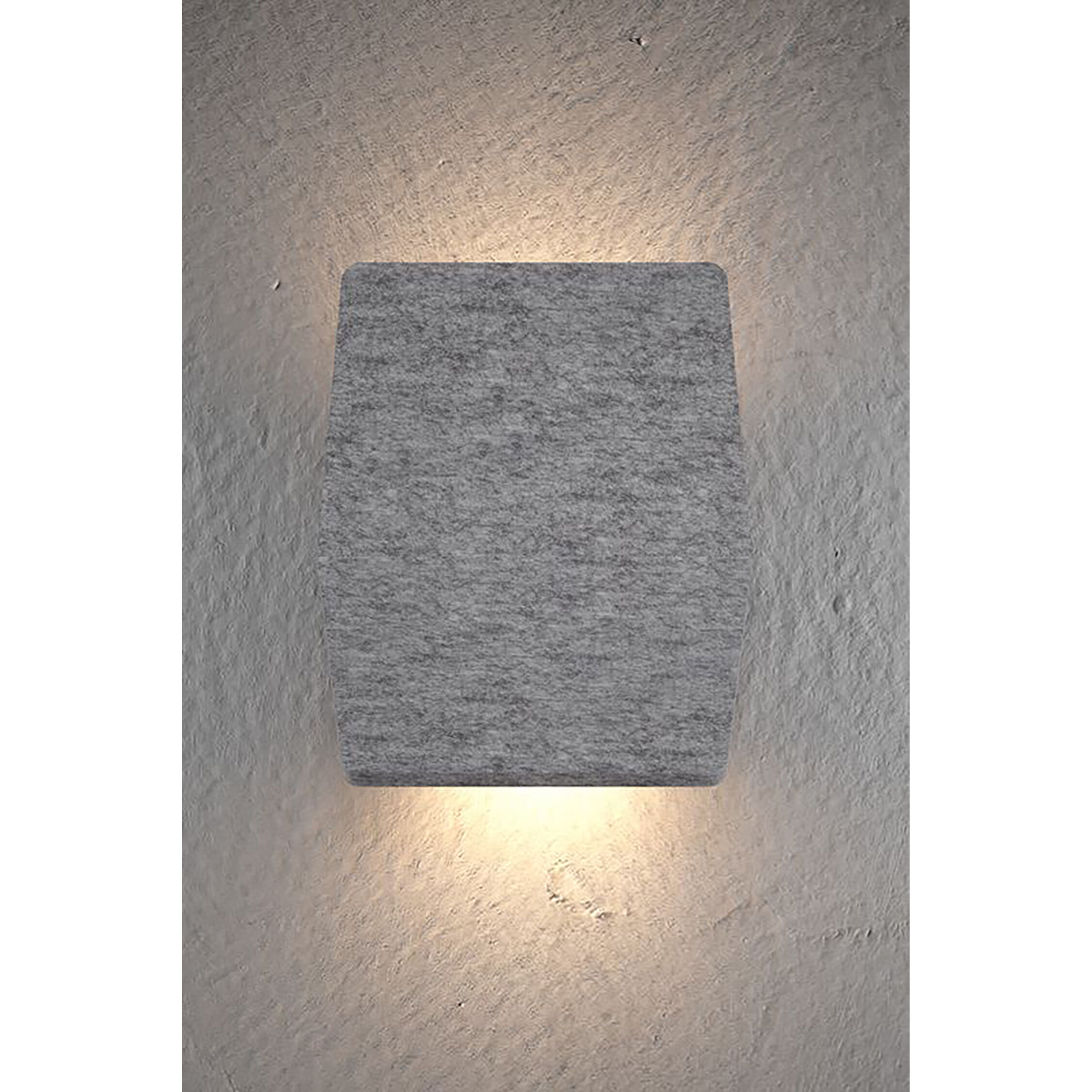 Hush Acoustic Wall Sconce Wall Light in 10.6 in, Light Grey