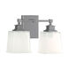 Berwick 2 Light 13.5 inch Satin Nickel Bath And Vanity Wall Light