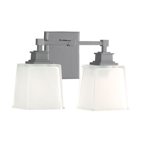 Berwick 2 Light 14 inch Satin Nickel Bath And Vanity Wall Light