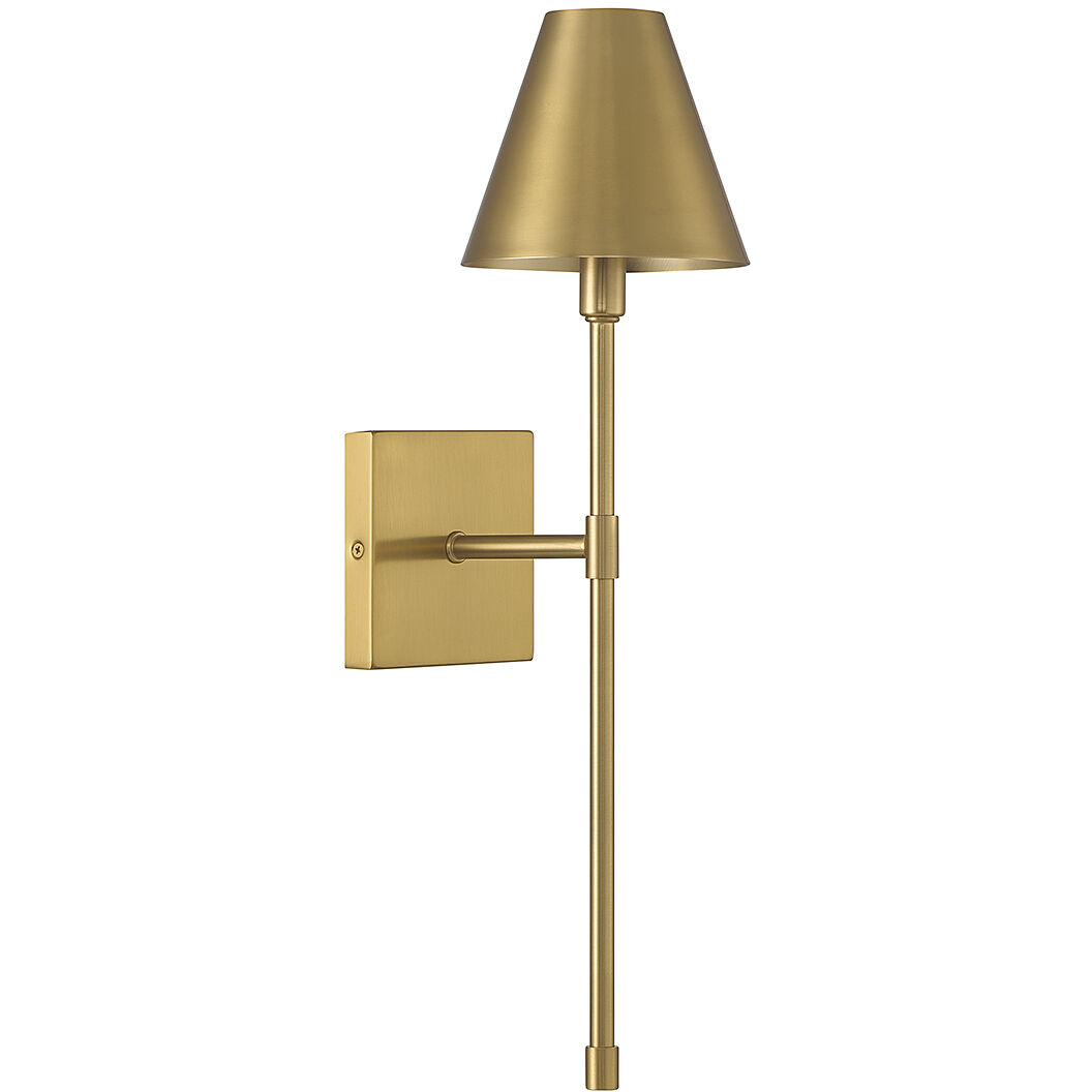 Jefferson 1 Light 5.5 inch Warm Brass Wall Sconce Wall Light