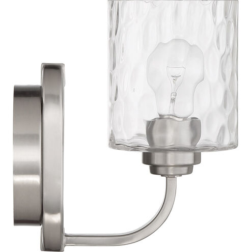 Collins 1 Light 5 inch Brushed Polished Nickel Wall Sconce Wall Light