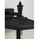 Cardiff 1 Light 17 inch Textured Black Outdoor Wall Lantern, with DURASHIELD, Medium