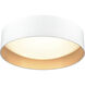 Rosata LED 20 inch White Indoor Flushmount Ceiling Light